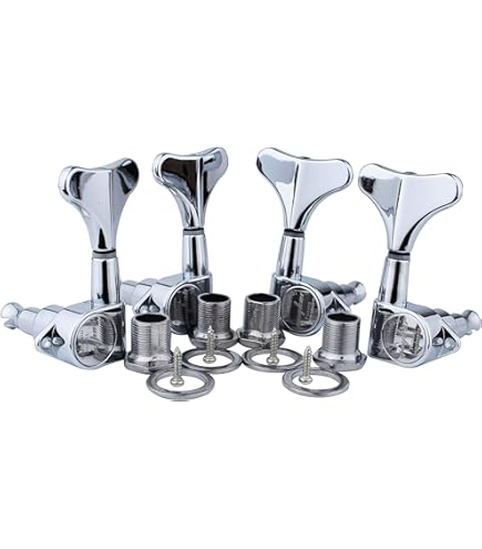 Grover ギターペグ Amazon.com: Grover 144BC Mini Bass 2 Per Side Machine Heads